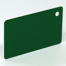 プラスプレート　表彫り用（2層板）　元板色：白板　塗装色：緑