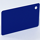 プラスプレート　表彫り用（2層板）　元板色：白板　塗装色：青