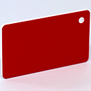 プラスプレート　表彫り用（2層板）　元板色：白板　塗装色：赤