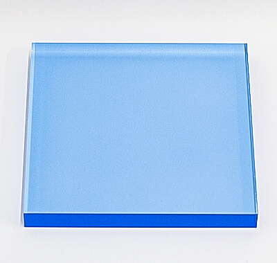 カラーステージ 片面マット ライトブルーカラー 板厚(10ミリ)100mm×100mm