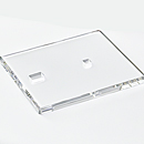 【台座:角型】アクリル板透明 フィギュアロボット用 板厚(10ミリ)150×180