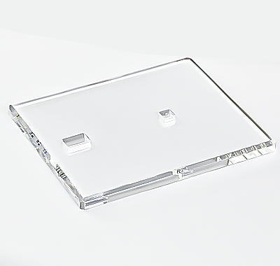 【台座:角型】アクリル板透明 フィギュアロボット用 板厚(10ミリ)150×180