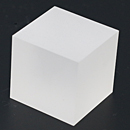 アクリルキューブ(フロスト加工)板厚(10ミリ)10×10