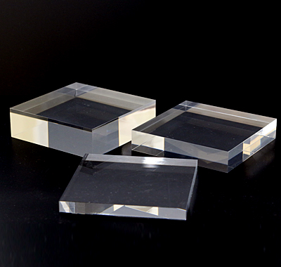 アクリルステージ(透明)板厚(15ミリ)100×100