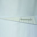 ポリカーボネート 三角定規 透明 板厚(5ミリ)底辺200×高さ600