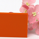 塩ビ板 カラー 不透明 カピロンK-5230 オレンジ 板厚(2ミリ)300×450
