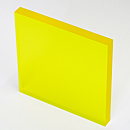 アクリルカラーステージ片面マット(レモン)板厚(10ミリ)100×100