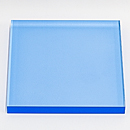 アクリルカラーステージ片面マット(ライトブルー)板厚(10ミリ)100×100