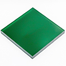 アクリルカラーステージ片面マット(グリーン)板厚(10ミリ)100×100
