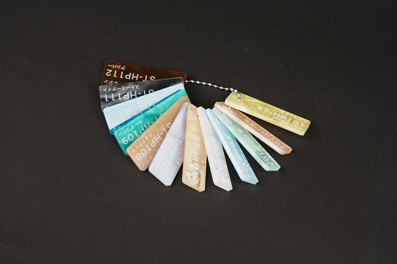 スターレジン カラーサンプル　ミュア（雲柄）シリーズ　12種類