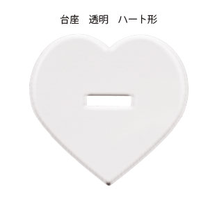 オリジナルアクスタ【透明3mm】　裏刷り：印刷部分250ｍｍ×250mm以内／台座約100mm