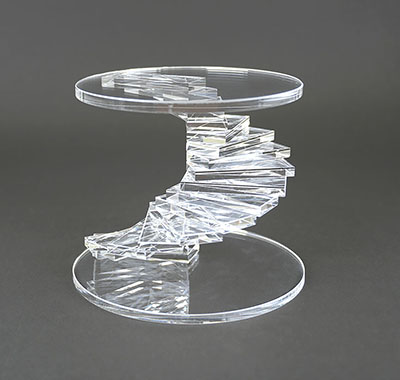 【規格】アクリル_スパイラル展示台　板厚5mm