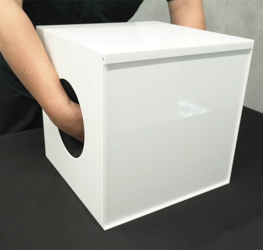 箱の中身はなんでしょう？BOX 白-板厚3ｍｍ