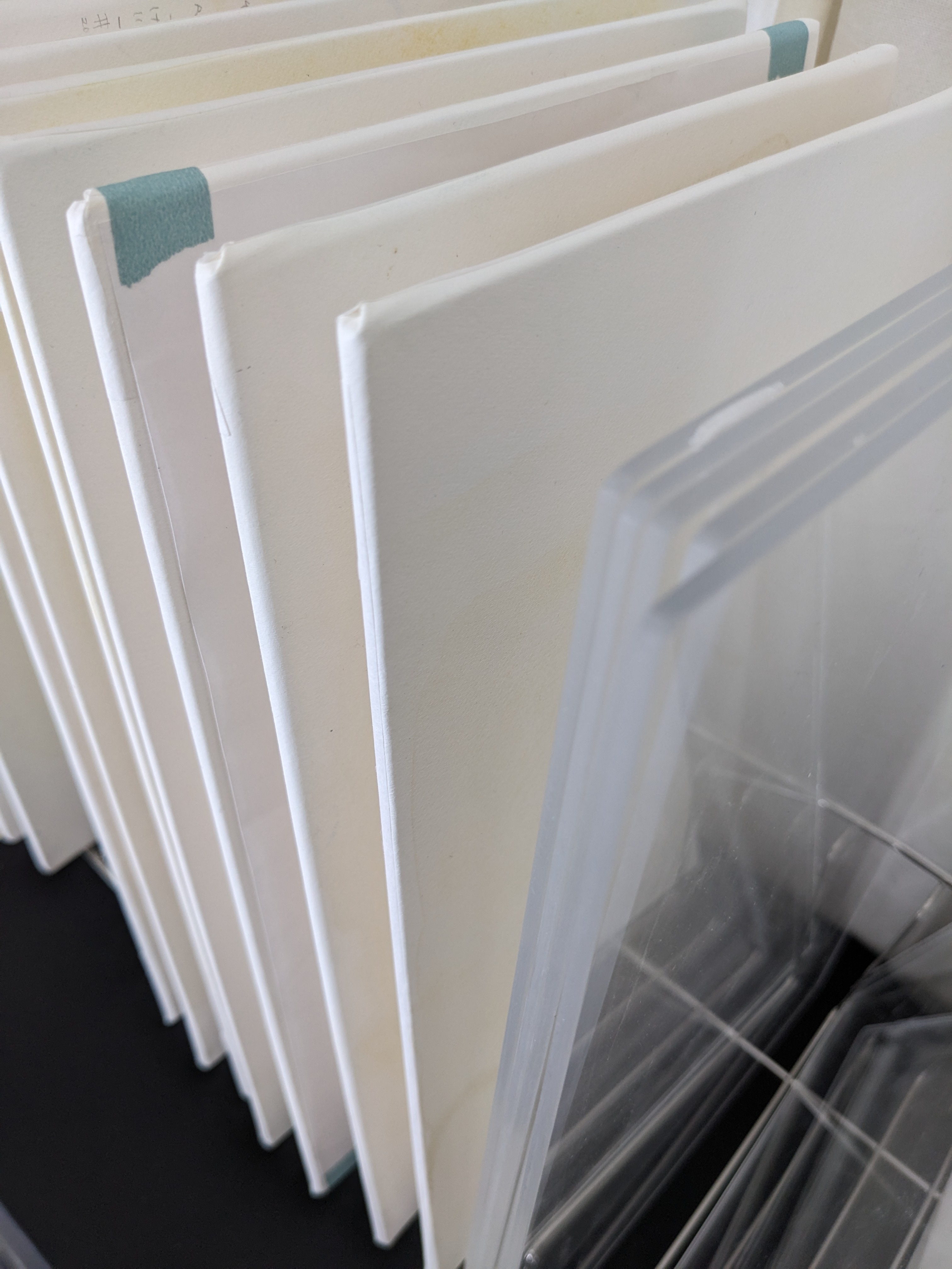 描画用の紙のパネル