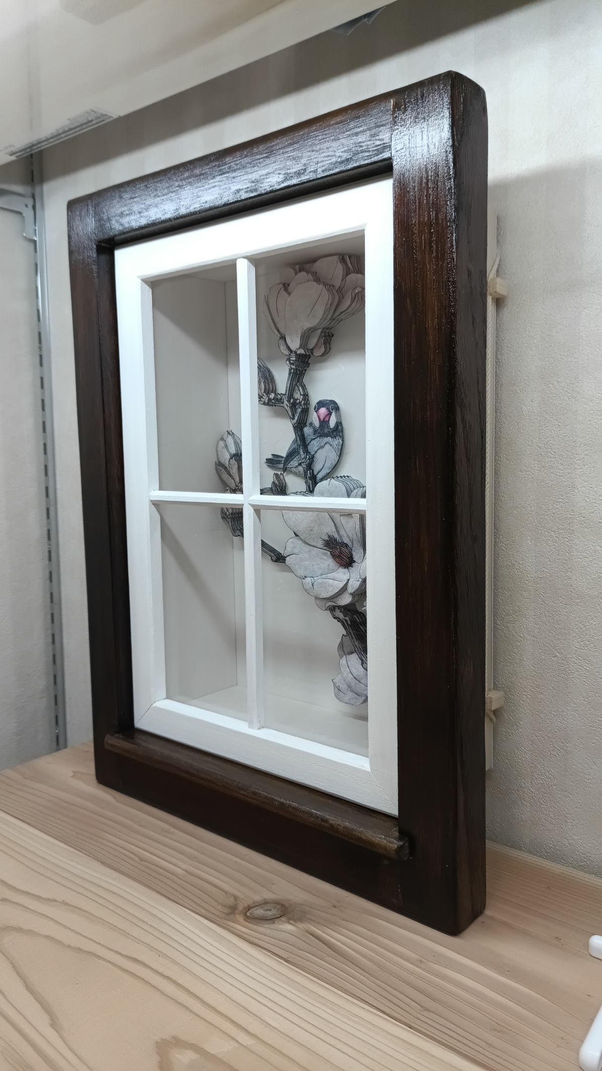 シャドウボックス作品用の自作額縁