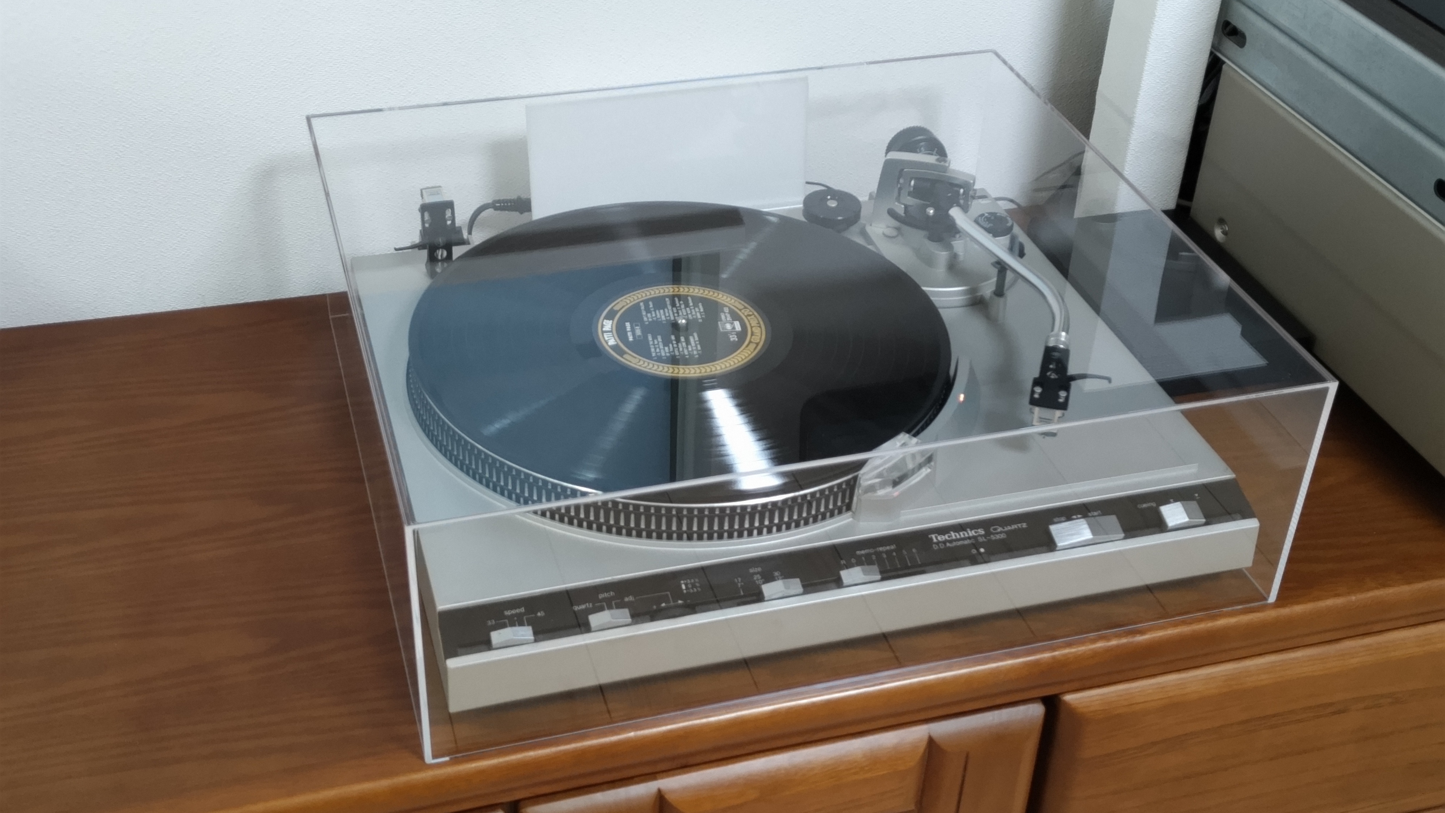 レコードプレーヤー防塵カバー