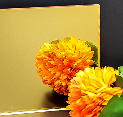 アクリル板 ミラー コモグラス ゴールド(押出し)板厚(2ミリ)300×450