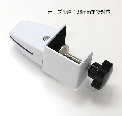 【2個セット】アクリル板用クランプスタンド(アクリル板厚:3mm用)