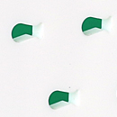 オリジナル アクリルパンチングボード 白(押出し)(魚型穴) 板厚(3ミリ)450×600 穴サイズ(縦3ミリ、横6ミリ)穴ピッチ(13ミリ/15ミリ)