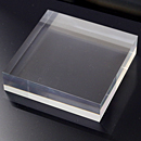 アクリル板加工専門販売のアクリルショップはざいや / アクリルステージ(透明)板厚(20ミリ)100×100