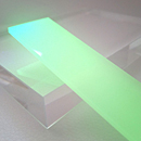 スター・レジン 蓄光アクリル板 ST-CK-LG(キャスト)(色:薄黄緑 発光色:グリーン)板厚(3ミリ) 194×350