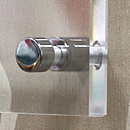 アクリルパネル(PAZ-450S) 板厚(8ミリ) 全体(450×450)キャップ(20ミリ)　アタッチメントPA-Z付