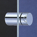 アクリルパネル用アタッチメント　銀(クロームメッキ)　キャップ直径(20ミリ)胴の長さ(20ミリ)