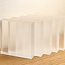 【5枚】アクリル板 透明(押出し)コモグラス 鏡面仕上げ 板厚(20ミリ)100×100